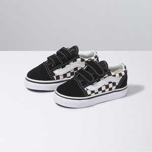 VANS TODDLER PRIMARY CHECK OLD SKOOL V SHOE
